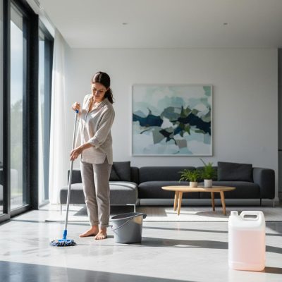 Limpeza de chão com Desinfetante Multiusos Profissional